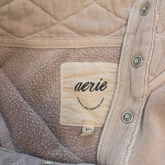 Aerie oversized Taupe Pullover sweatshirt - Picture 2 of 5